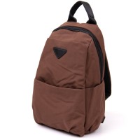 Сумка Vintage Через плече нейлон Коричнева (20634)