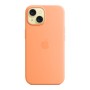 Чохол до мобільного телефона Apple iPhone 15 Silicone Case with MagSafe Orange Sorbet (MT0W3ZM/A)