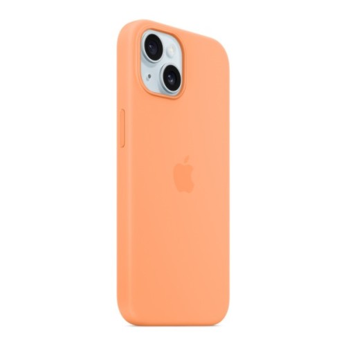 Чохол до мобільного телефона Apple iPhone 15 Silicone Case with MagSafe Orange Sorbet (MT0W3ZM/A)
