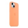 Чохол до мобільного телефона Apple iPhone 15 Silicone Case with MagSafe Orange Sorbet (MT0W3ZM/A)