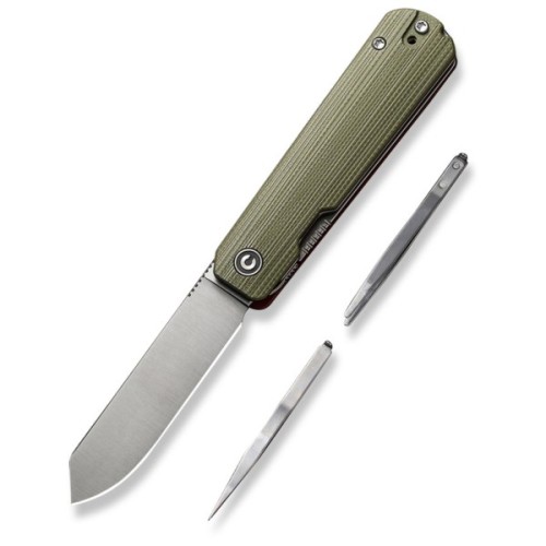 Ніж Civivi Sendy Milled, Green G10, Satin (C21004B-1)