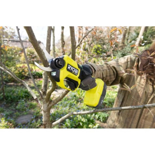 Секатор Ryobi ONE+ HP RY18SCXA-120T, 18V, 2Ah, до 28мм, кейс (5133005788)