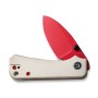 Ніж Civivi Baby Banter Red Blade White G10 (C19068S-7)