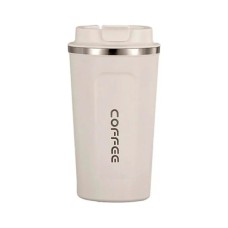 Термокружка Merlion MugCoffe 500 мл з відкидною кришкою, біла (MugCoffe-500White)