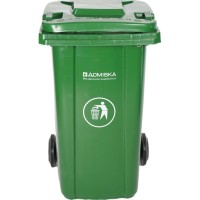 Контейнер для сміття Домівка 240L-E Зелений 240 л (000033124)