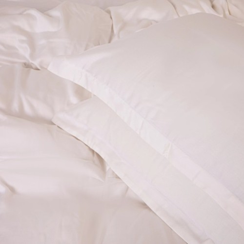 Постільна білизна MirSon Tencel №01 White 175х210 двоспальний (2200009368455)