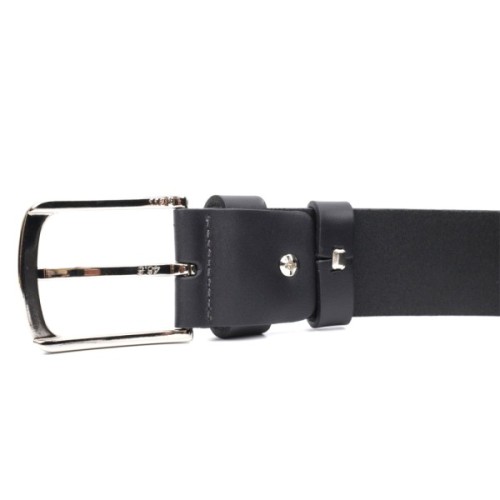 Ремінь Grande Pelle Під джинси з натуральної шкіри Чорний (11684)