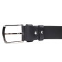 Ремінь Grande Pelle Під джинси з натуральної шкіри Чорний (11684)