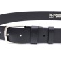 Ремінь Grande Pelle Під джинси з натуральної шкіри Чорний (11684)