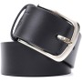 Ремінь Grande Pelle Під джинси з натуральної шкіри Чорний (11684)