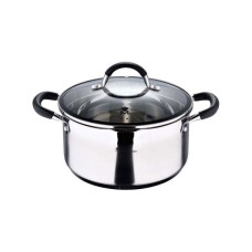 Каструля MasterPro Foodies collection з кришкою 5 л (BGMP-1502-BK)