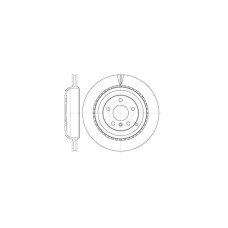 Гальмівний диск REMSA 61031.10