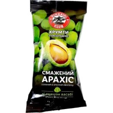 Горіхи Hokkaido Club Арахіс смажений солоний в хрусткій оболонці зі смаком васабі 60 г (4820172442394)