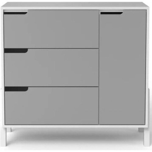 Комод-пеленатор Angelo Магія Плюс (з органайзером) сірий 90х51х90 (19034)