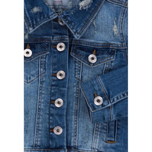 Куртка дитяча Breeze джинсова укорочена (OZ-18801-152G-blue)