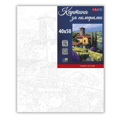 Картина по номерам Santi Тоскана 40х50 см (955749)