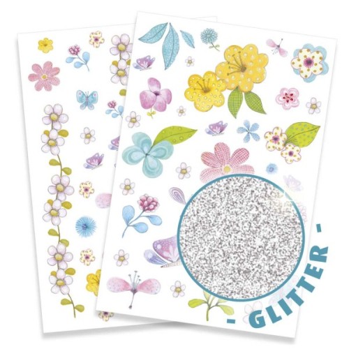 Набір для творчості Djeco Польові квіти наклейки на тіло (DJ09585)