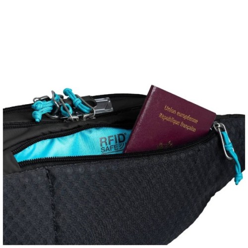 Сумка-бананка Pacsafe Eco Anti-Theft Waist Pack, чорна (41104138)