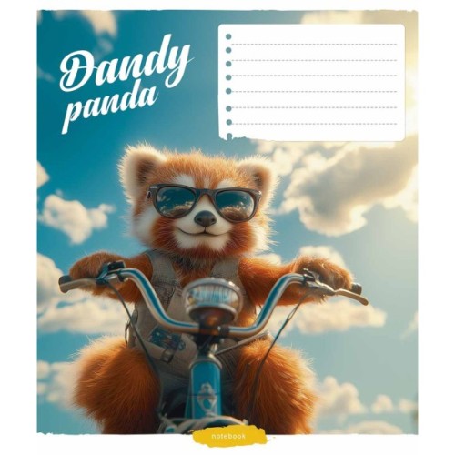 Зошит Школярик Cool animals 12 аркушів лінія (012-3518L)