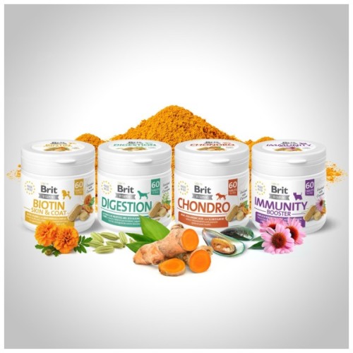 Вітаміни для собак Brit Vitamins Immunity Booster для імунітету 60 таблеток (8595602571666)