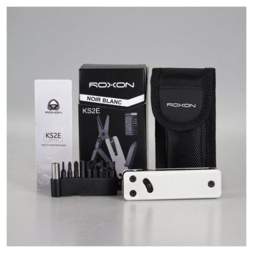 Мультитул Roxon KS2E Noir, чорне лезо, білий (KS2ENoirBlancEdge)