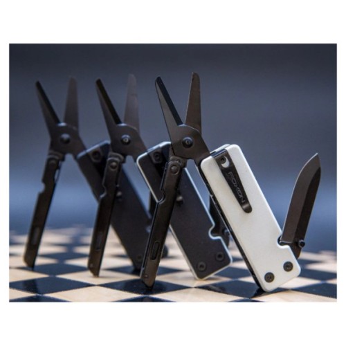 Мультитул Roxon KS2E Noir, чорне лезо, білий (KS2ENoirBlancEdge)