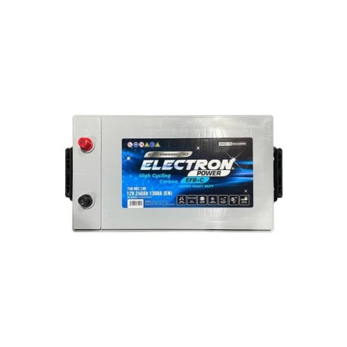 Акумулятор автомобільний ELECTRON TRUCK SHD SMF EFB 240Ah бокова(+/-) (1300EN) (740002130)