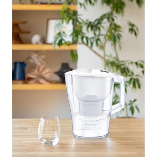 Фільтр-глечик Brita Aluna Memo MXPro з фільтр-картриджем, білий