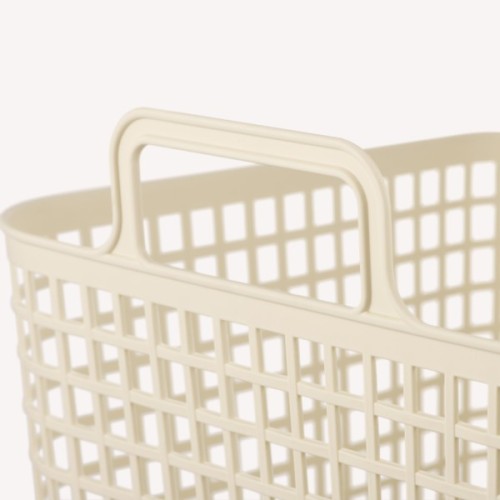 Кошик для зберігання Ardesto 39x37x34.5 см Бежевий 34 л (ARHC2534BG)