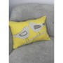 Подушка Прованс декоративна жовта Пара пташок 35х50 см (033333)