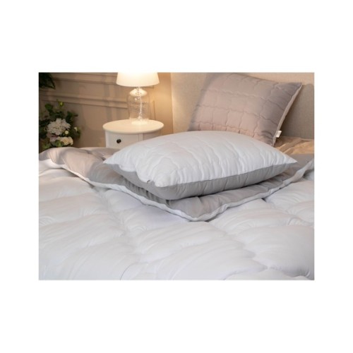 Ковдра Руно зимова силіконова Grey White 200 х 220 (322.52_Grey White)