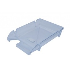 Лоток для паперів Арника горизонтальний КОМПАКТ, прозорий (80602)