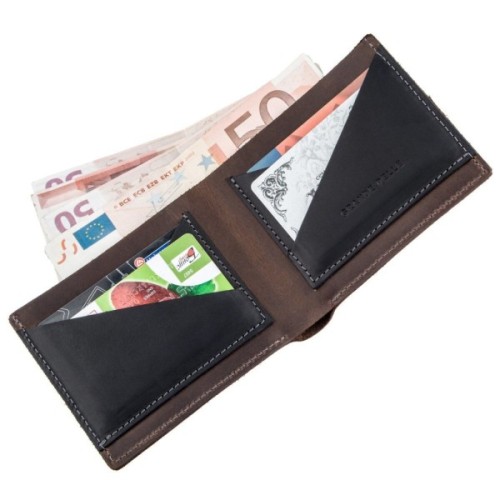 Портмоне Grande Pelle Темно-Коричневе (11227)