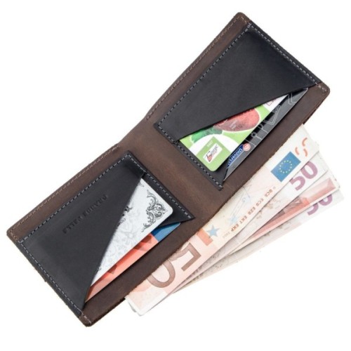 Портмоне Grande Pelle Темно-Коричневе (11227)