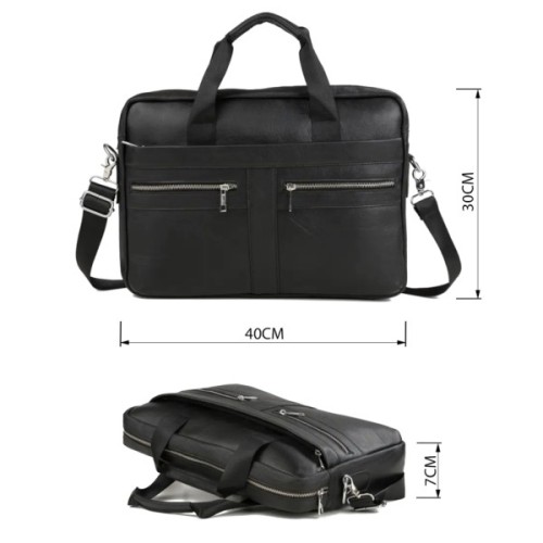 Сумка Vintage Шкіряна Чорна (14625)