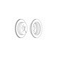 Гальмівний диск FERODO DDF1660C
