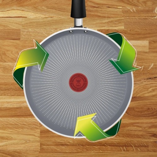 Сковорода Tefal Halo для млинців 25 см, алюміній, бакеліт, сірий (C3123853)