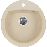 Мийка кухонна GRANADO RONDA ivory з сифоном (470*490mm.) (gr2204)