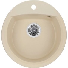 Мийка кухонна GRANADO RONDA ivory з сифоном (470*490mm.) (gr2204)