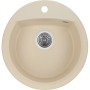 Мийка кухонна GRANADO RONDA ivory з сифоном (470*490mm.) (gr2204)