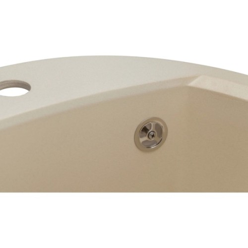 Мийка кухонна GRANADO RONDA ivory з сифоном (470*490mm.) (gr2204)