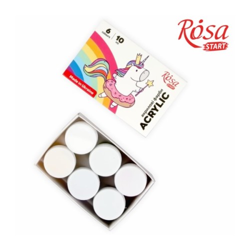 Акрилові фарби Rosa START Unicorn 6 x10 мл (4823098531029)