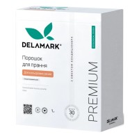 Пральний порошок DeLaMark Premium Line Color з ефектом кондиціонера 1 кг (4820152330970)