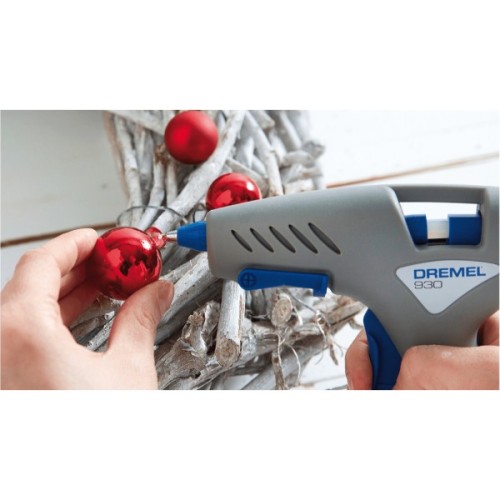 Клейовий пістолет Dremel GlueGun 930, стрижні 7мм, 105-165° 0.2кг (F.013.093.0JA)