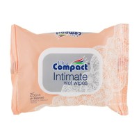 Серветки для інтимної гігієни Ultra Compact Intimate з клапаном 25 шт. (8697420534585)