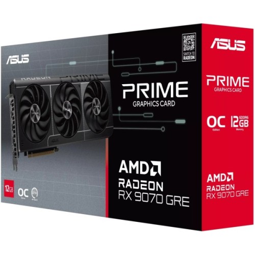 Відеокарта ASUS Radeon RX 9070 GRE 12Gb PRIME OC (PRIME-RX9070GRE-O12G)