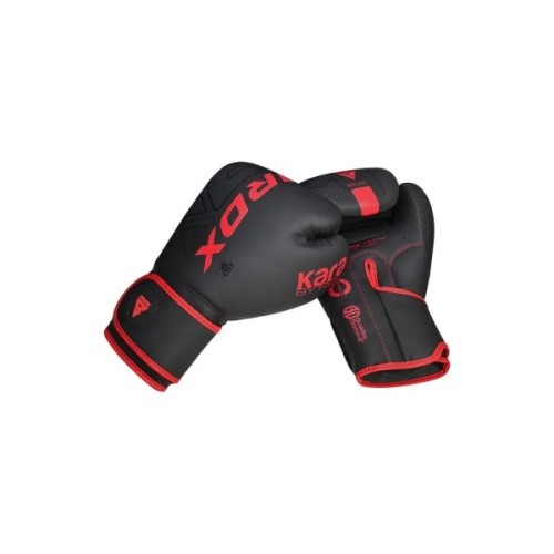 Боксерські рукавички RDX F6 Kara Matte Red 14 унцій (BGR-F6MR-14OZ)