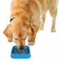 Посуд для собак Dexas Миска Slow Maze Feeder квадратна для повільного годування 960 мл блакитна (0084297309756)