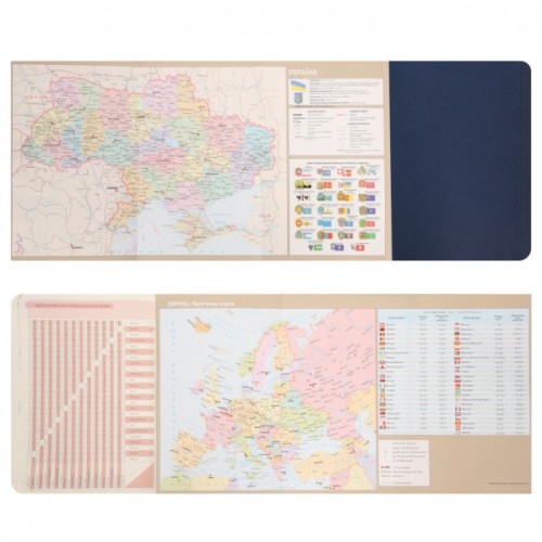 Тижневик Leo planner А5 датований 2026 "Leader", м‘який, синій, 368 сторінок (252689)