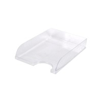 Лоток для паперів Economix горизонтальний пластик, прозорий (E31804-00)